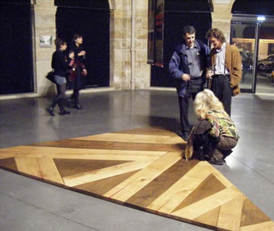 Floating floor artwork