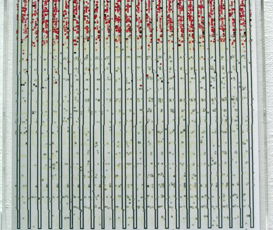 Grid with small dots