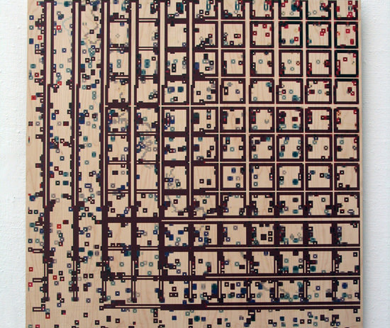 Grid with large squares