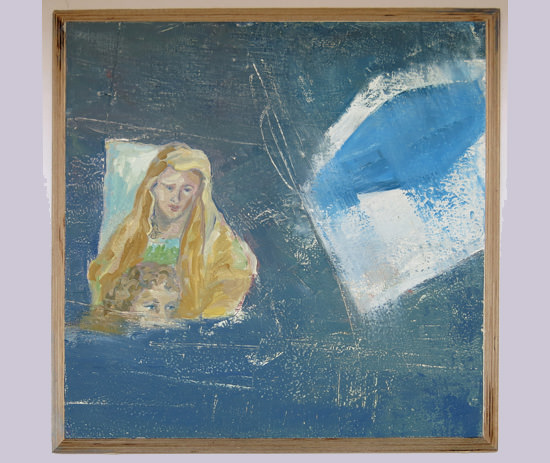 From Johns to Viguera and back,
28 x 28cms, oil on plywood panel From Johns to Viguera and back