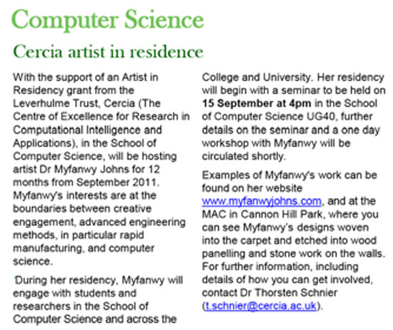 Digital Investigations webpage