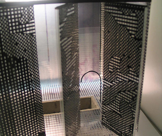 Shadow Hut interior open